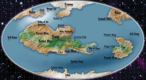 Cardassia Prime Map (Decipher #7)