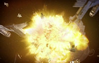 I.S.S. Avenger explodes NX-09 (ENT-95)